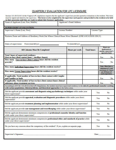 12 Quarterly Evaluation Templates PDF Free Premium Templates 12 Quarterly Evaluation Templates PDF Free Premium Templates