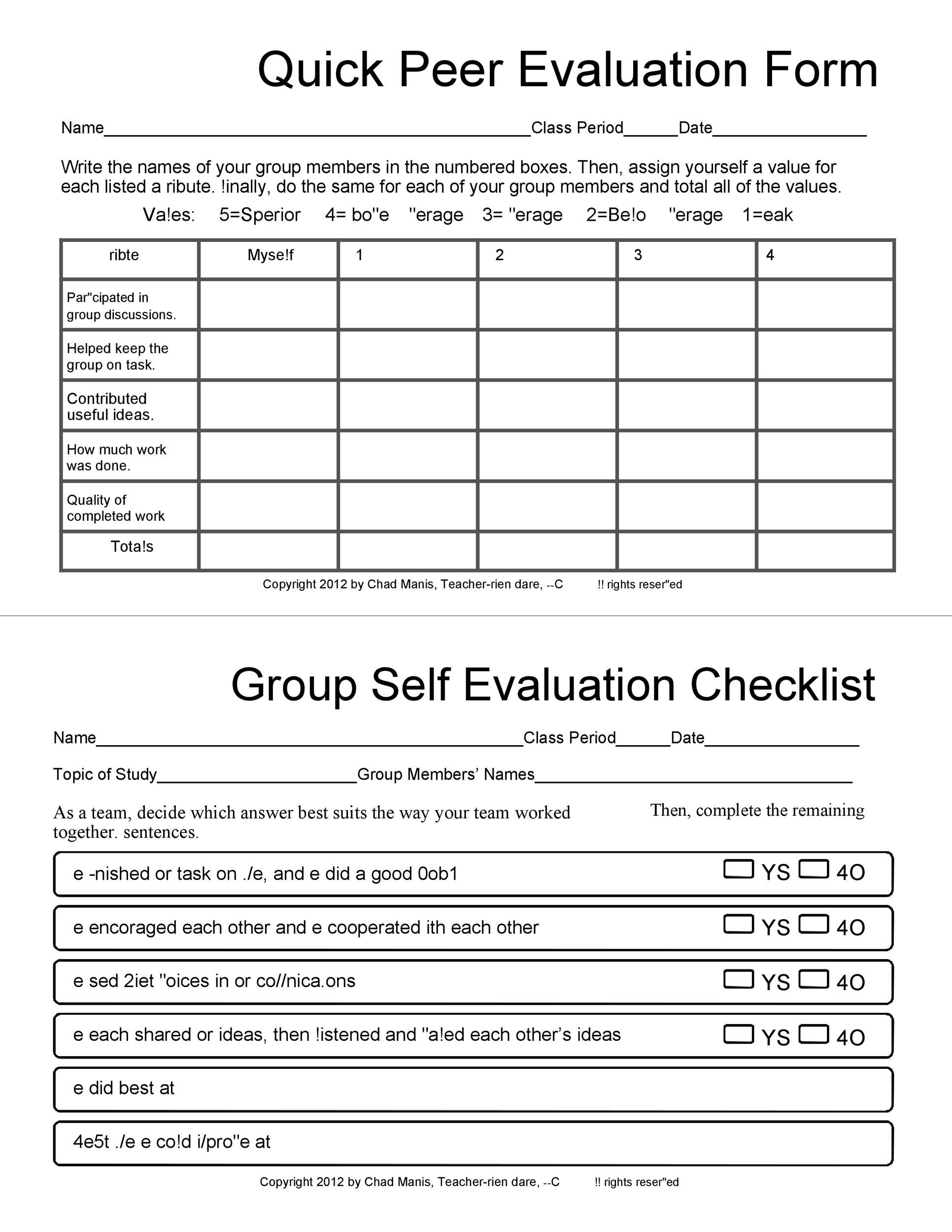 50 Self Evaluation Examples Forms Questions TemplateLab