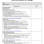 50 Self Evaluation Examples Forms Questions TemplateLab