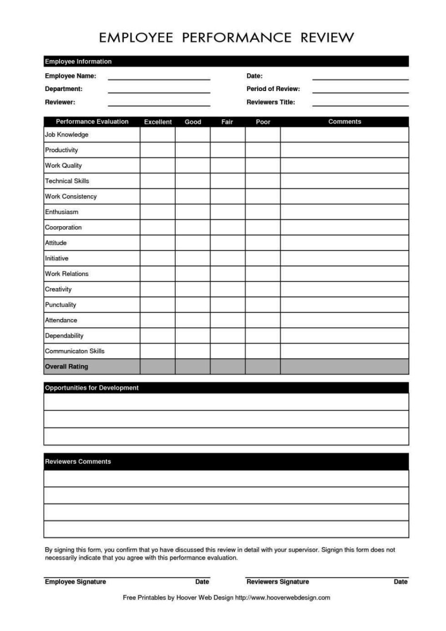 Blank Evaluation Form Template SampleTemplatess SampleTemplatess