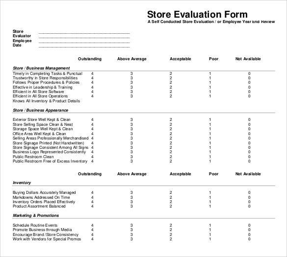 Coffee Shop Employee Evaluation Forms 2022 Employeeform
