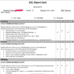 Esl Teacher Evaluation Form For Students Universal Network