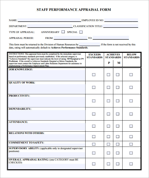 FREE 12 Employee Evaluation Form Samples In MS Word Pages FREE 12 Employee Evaluation Form Samples In MS Word Pages
