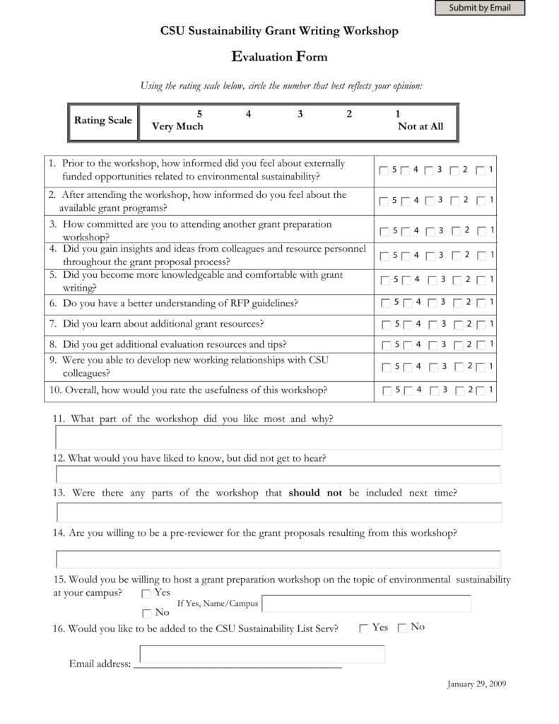 FREE 15 Grant Evaluation Forms In PDF MS Word