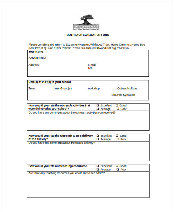 FREE 16 Event Evaluation Forms In MS Word