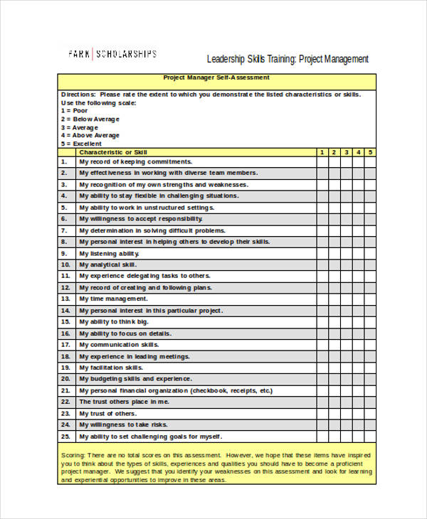 FREE 23 Self Evaluation Forms In PDF MS Word Excel