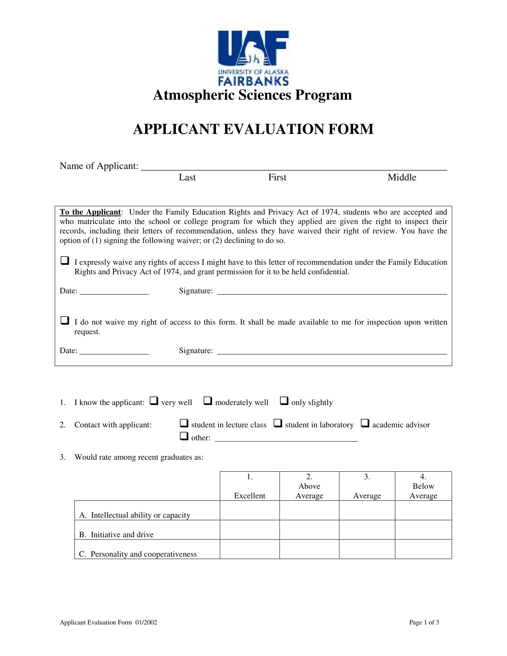 FREE 4 Applicant Appraisal Evaluation Forms In PDF MS Word