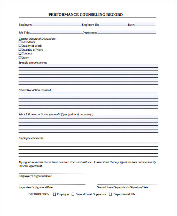 FREE 48 Counseling Forms In PDF MS Word FREE 48 Counseling Forms In PDF MS Word