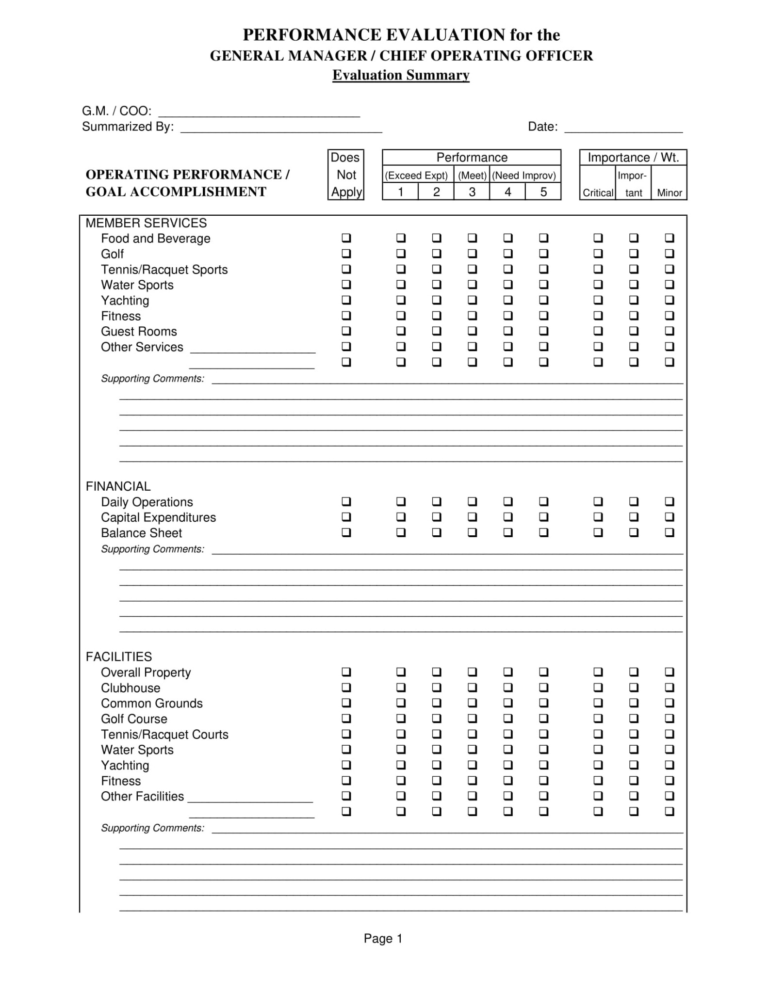 Sample Performance Evaluation Forms For Managers EvaluationForm sample-performance-evaluation-forms-for-managers-evaluationform