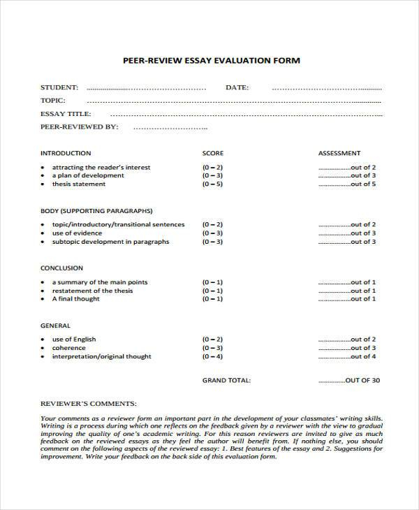 FREE 60 Sample Evaluation Forms In PDF MS Word Excel FREE 60 Sample Evaluation Forms In PDF MS Word Excel