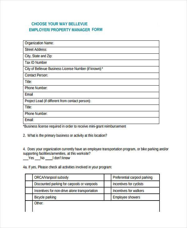 FREE 8 Property Evaluation Forms In PDF MS Word