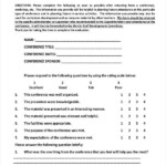 FREE 9 Conference Evaluation Forms In MS Word PDF Excel