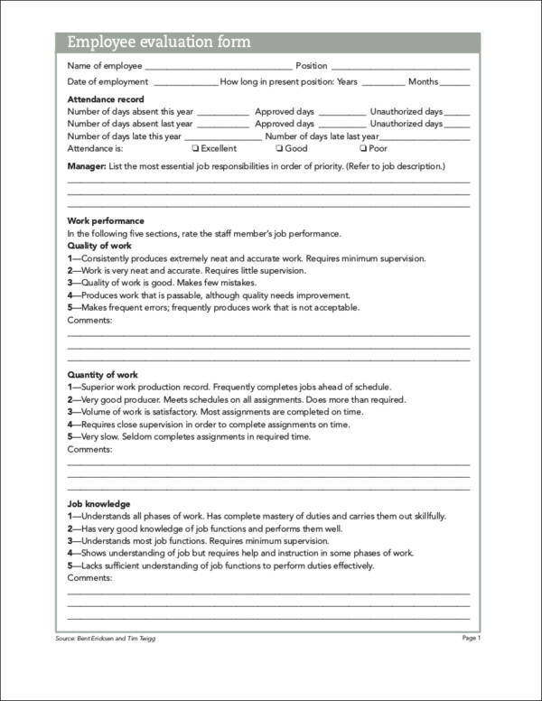 FREE 9 Steps To Effective Employee Evaluations In PDF MS Word