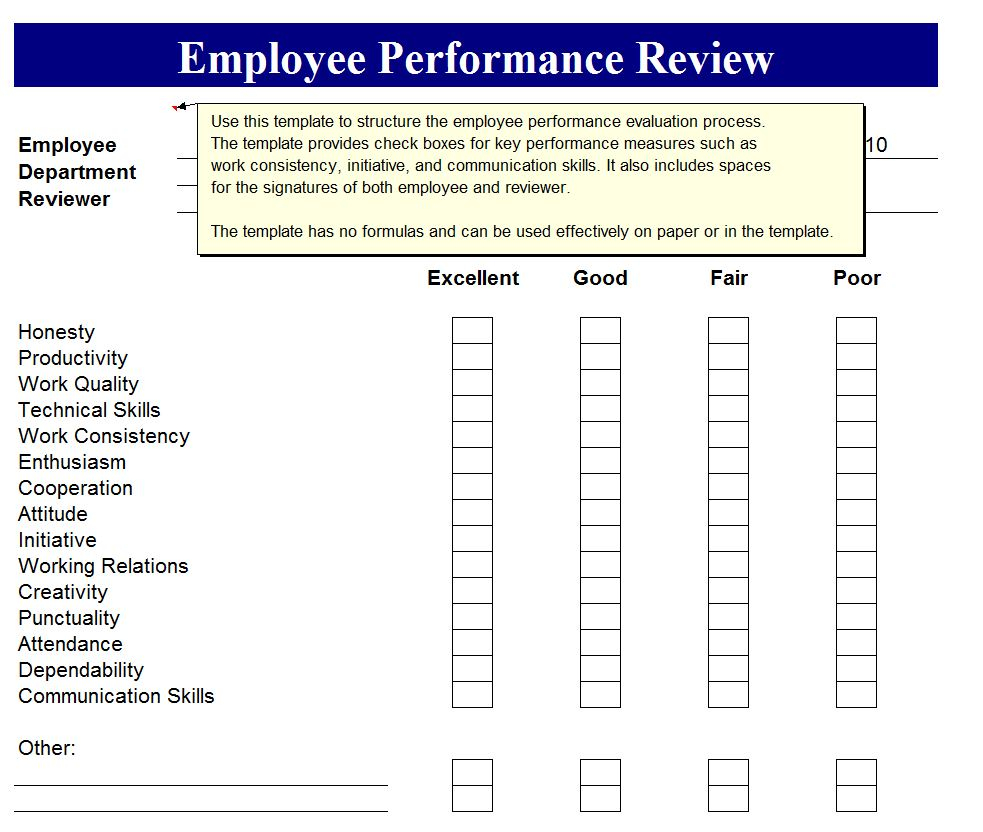 Free Printable Employee Review Forms Search Results Calendar 2015