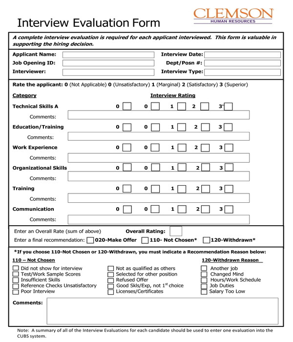 Substitute Teacher Feedback Form Professional Free 4 Hr Interview